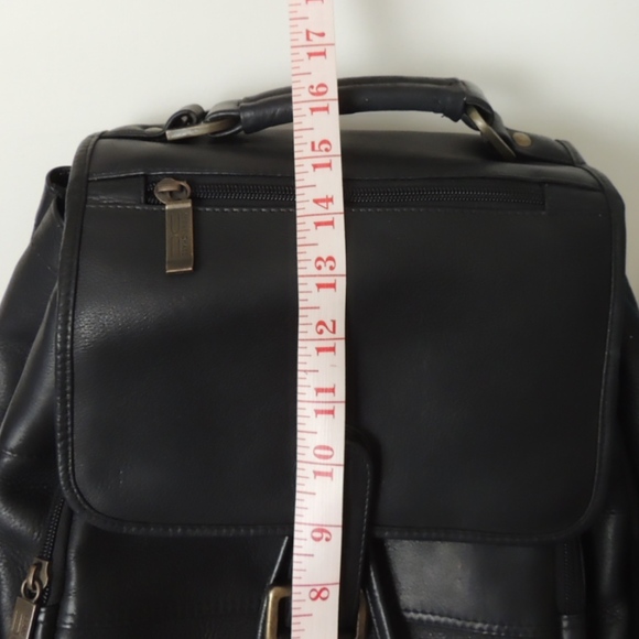 Claire Chase Black Leather Backpack main image 5